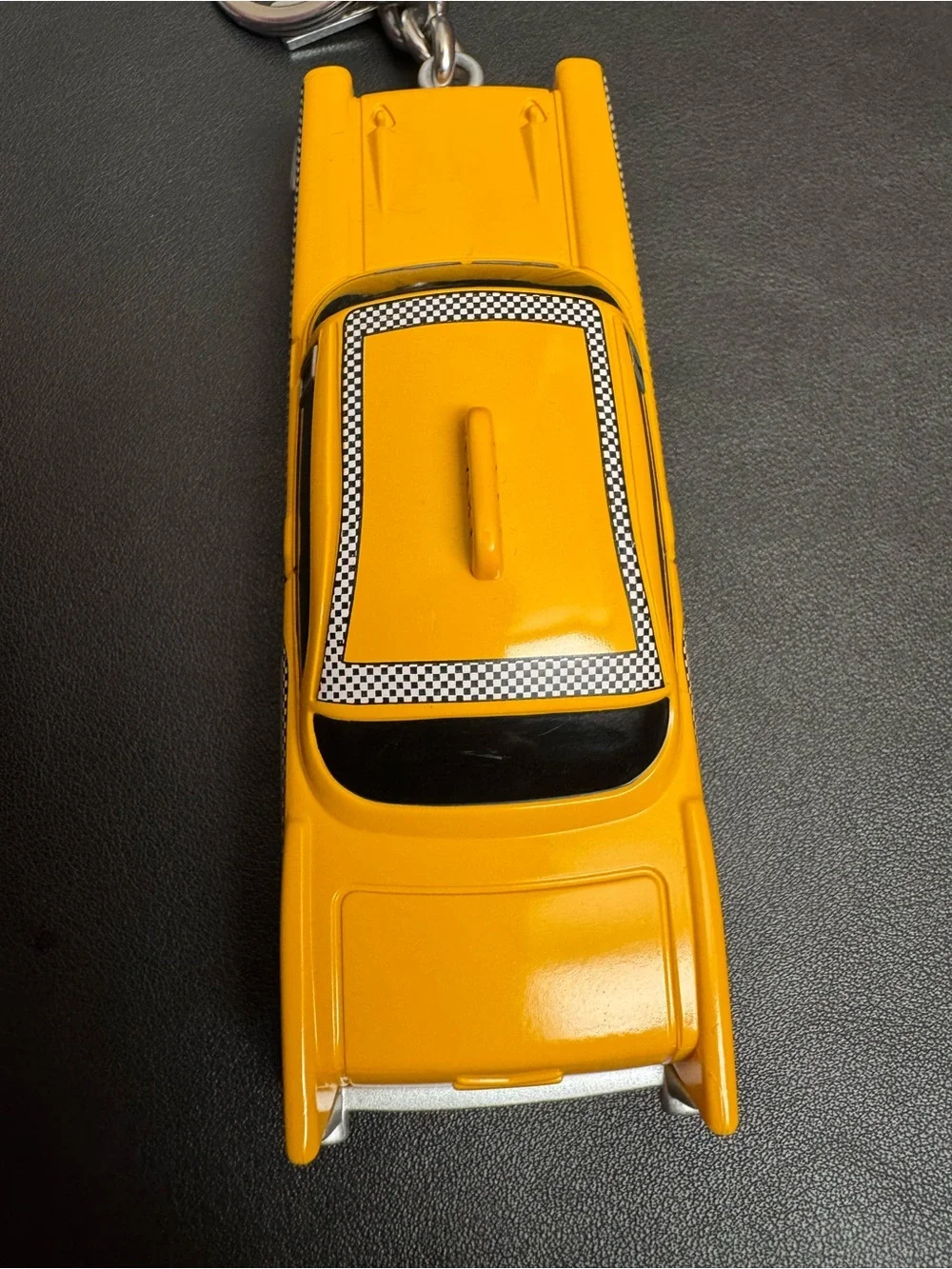 Coach Large Yellow Taxi Bag Charm Keychain